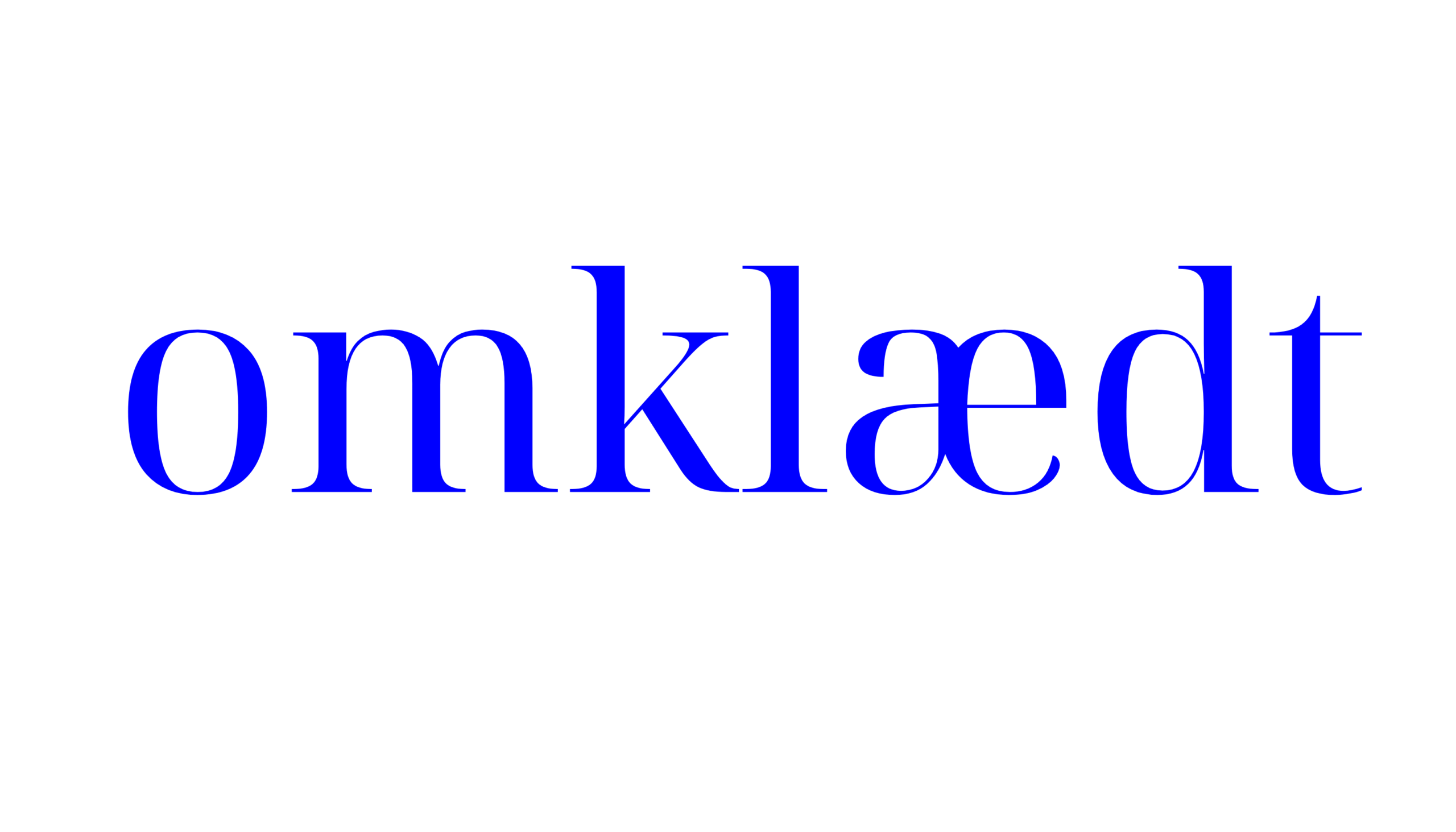 Logo i blå